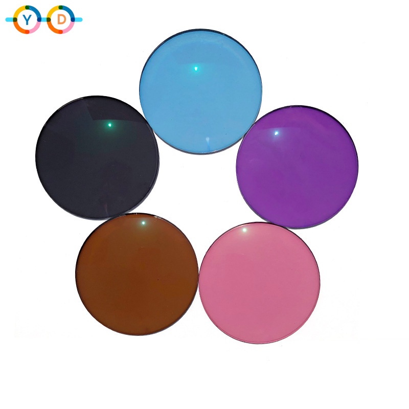 [Y.D]เลนส์ออโต้โครมิก เลนส์กันแดดติดฟิล์ม ป้องกันรังสียูวี UV400 (เลนส์ตัดใหม่)