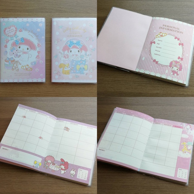 สมุดแพลนเนอร์ แพลนเนอร์ Sanrio แบบไม่ระบุปี