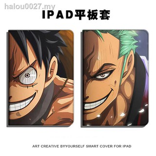 เคสและฝาครอบ☢เคสแท็บเล็ต ลายการ์ตูนอนิเมะ one piece 4 Luffy 5 สําหรับ Apple ipad 2019 2018 mini 2 3