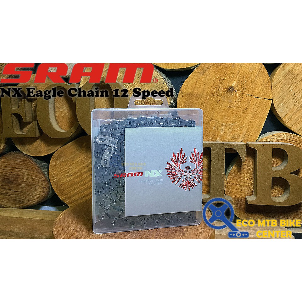 SRAM Chain PC NX Eagle Solid Pin 126 Links Powerlock Flowlink 12speed