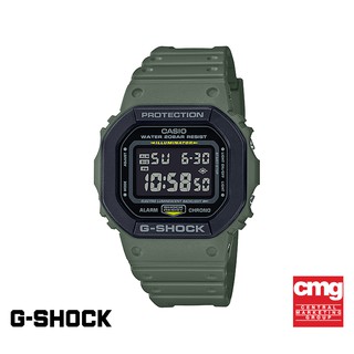 [ของแท้] CASIO นาฬิกาข้อมือ รุ่น G-SHOCK DW-5610SU-3DR นาฬิกา นาฬิกากันน้ำ สายเรซิ่น