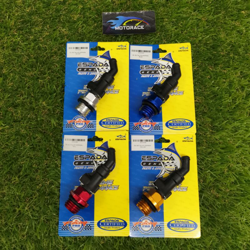 ESPADA RACING ALLOY OIL NUT BYPASS HOSE