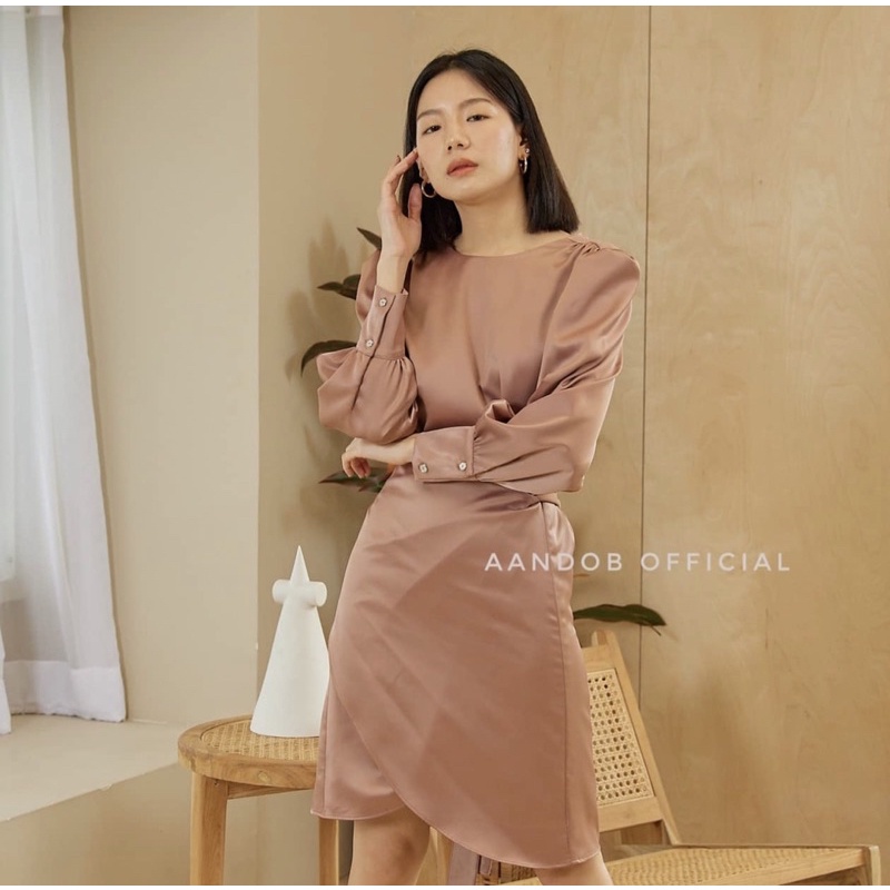 Mignon dress concord brown