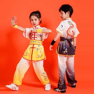 [พร้อมส่ง] เสื้อผ้าเด็กอนุบาล ศิลปะการต่อสู้ เสื้อผ้าเด็กอนุบาล ศิลปะการต่อสู้ เสื้อผ้าเด็กปีใหม่ เสื้อผ้าเด็ก วันเด็ก ศิลปะการต่อสู้ เด็กผู้ชาย เด็กผู้หญิง เด็กอนุบาล กังฟู ฝึกการแสดง นักเรียน ศิลปะการต่อสู้
