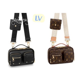 💯 ของแท้ LOUIS VUITTON/LV Presbyopia Camera Bag Combination Shoulder Messenger Bag