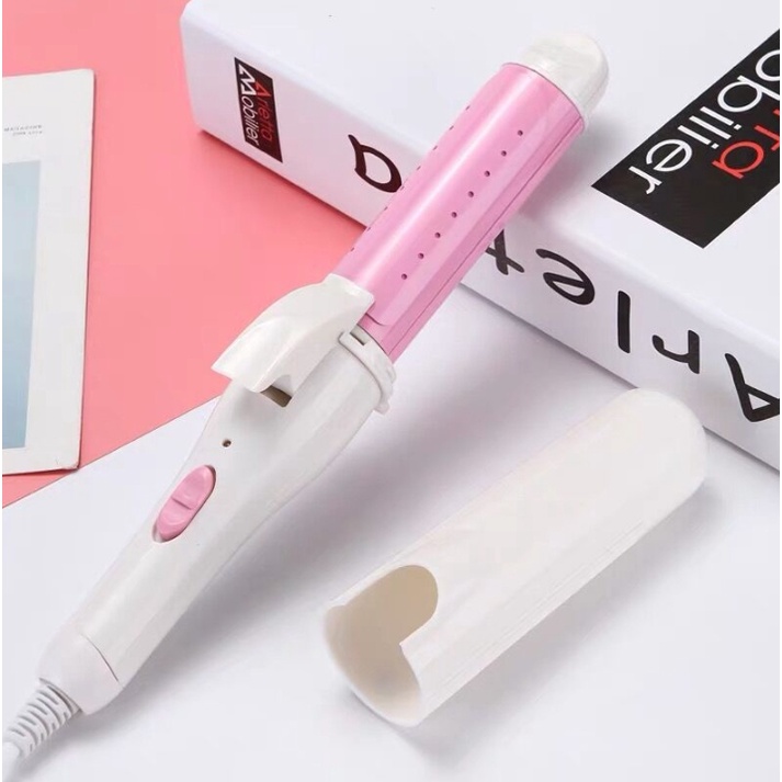 เครื่องหนีบผม 2in1 เครื่องหนีบผมตรง เครื่องลอนผม สามารถหนีบตรงและม้วนลอนได้ เครื่องลอนผมพกพา เครื่องหนีบพกพา #9