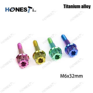 Honesti22 Gr5 Brake Head Latch Titanium Alloy M6X32mm 1.0p CNC for honda.