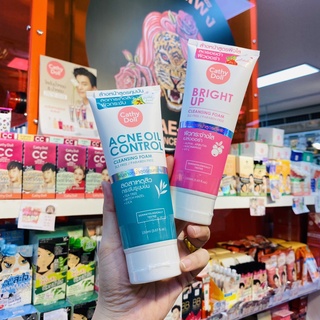 Cathy Doll แอคเน่ออยล์คอนโทรลคลีนซิ่งโฟม 150ml Acne Oil Control Cleansing Foam 150ml โฟมล้างหน้าเนื้อเนียนนุ่มสูตรควบคุม