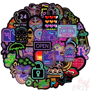 50Pcs/Set ❉ Colorful Neon Color Style Series 02 - JMD Cool Graffiti สติ๊กเกอร์ ❉ DIY Fashion Mixed Waterproof Doodle Decals สติ๊กเกอร์