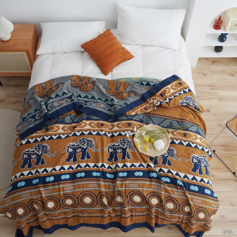 Cozy Muslin Cotton Blanket Full Queen, Full Size Sofa Sleeper Sheets