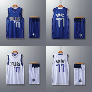 เสื้อกีฬาบาสเก็ตบอล nba dallas maverick don i 77 สําหรับผู้ชาย