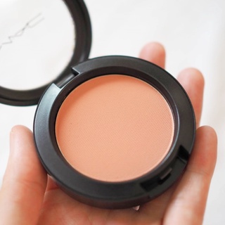 JUL02 ส่งฟรี  MAC Powder Blush 6g แต่งแต้มพวงแก้มให้สวยสุขภาพดีด้วยบลัชออน Sunbasque