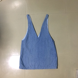 เสื้อเอี๊ยมสีฟ้า มือ 2