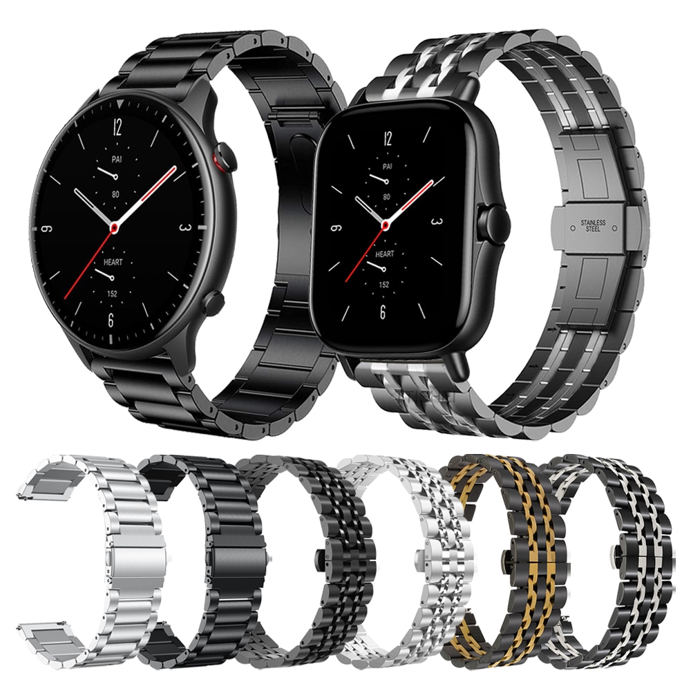 Amazfit stratos sales metal band