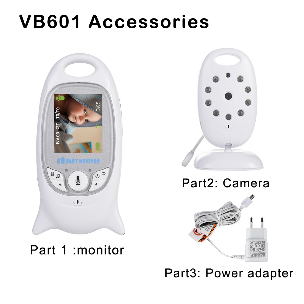 VB601 เด็กอุปกรณ์เสริม2.0 นิ้ว LCD หน้าจอกล้อง Power Adapter สำหรับ ...