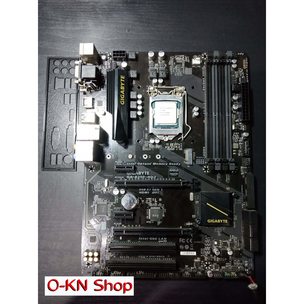 ชุด cpu+mb i5 6500 + gigabyte ga b250 hd3 มือสอง