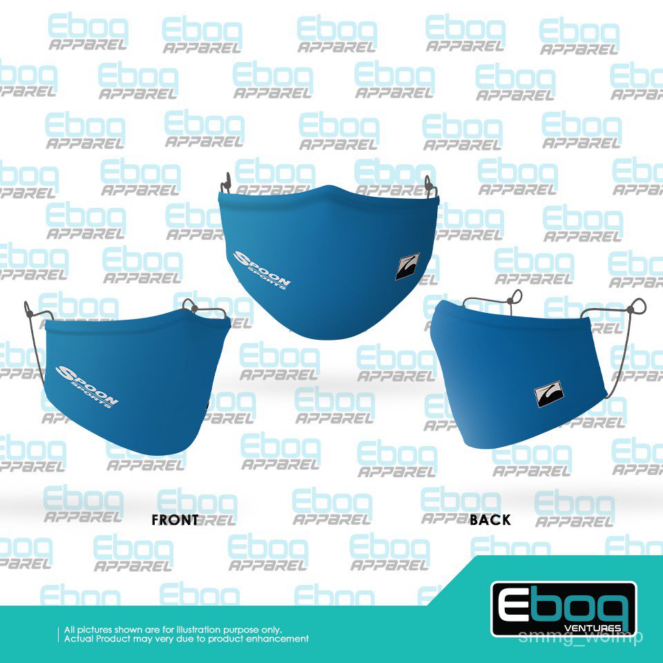 Kskb Shop Malaysia Ready Stock Mask Honda Spoon Racing Reusable Washable 3 Layers Fabric Mask With Pocket And Adju Shopee Thailand