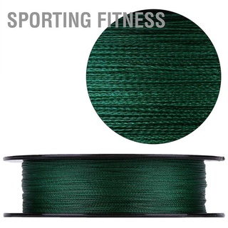 Sporting Fitness 1pc 100m PE Braided 4 Strands Super Strong Fishing Lines Multi-filament Fish Rope Cord Green