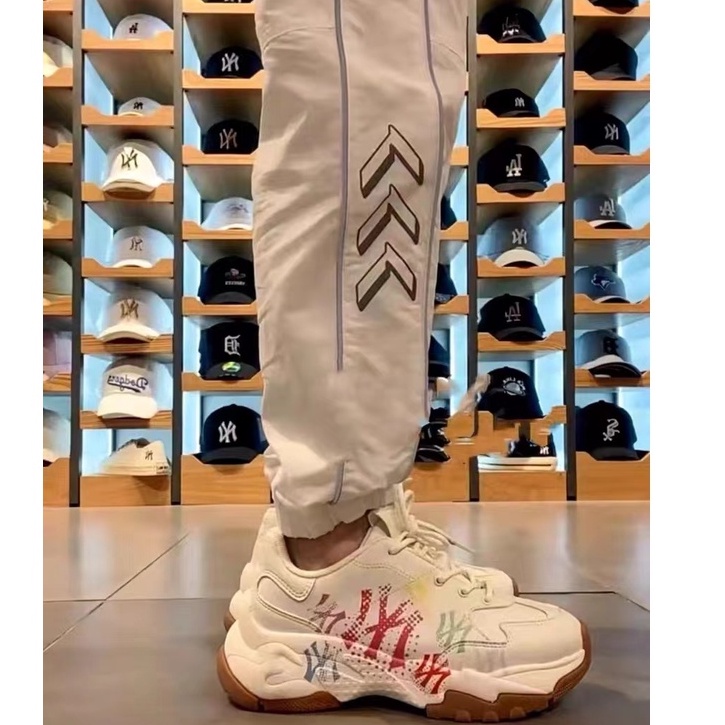 Mlb Korea Yankees NY รองเท้าผ้าใบ รองเท้าวิ่ง แฟชั่น สําหรับผู้ชาย