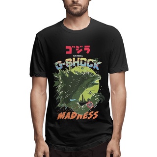 เสื้อยืดแขนสั้น สไตล์ฮาราจูกุ สําหรับผู้ใหญ่ Gshock Godzilla T470 1