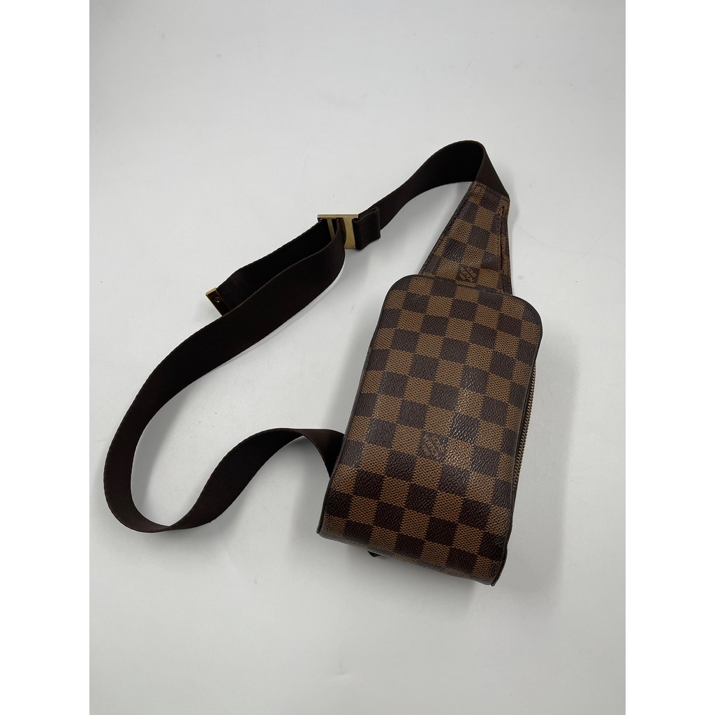 Louis Vuitton Geronimo Gold hardware Damier ebene Cloth ref.217094 - Joli  Closet