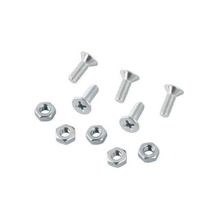 อุปกรณ์ยึดติด สกรูเกลียวมิลน็อต JF FITT 4x12 มม. 25 ตัว Screws, Nuts &amp; Washers