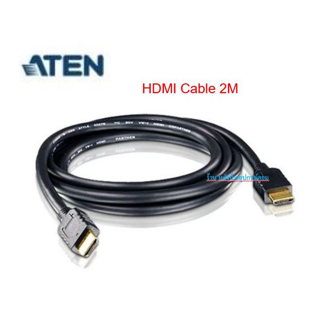ATEN ⚡️FLASH SALE⚡️ (ราคาโปรโมชั่น) 4K HIGH SPEED HDMI CABLE WITH ETHERNET 2M รุ่น 2L-7D02H