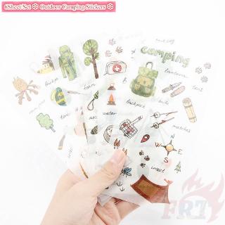 ❉ Outdoor Camping สติ๊กเกอร์ ❉ 6Sheet/Set DIY Diary Scrapbooking Decals สติ๊กเกอร์