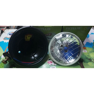 โคมยางดำ+ไฟหน้า24v3ขา(2ชิ้น1ชุด)