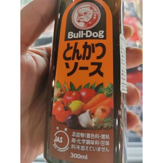 BULLDOG Tonkatsu Sauce 300 ml.ฉลากเหลือง