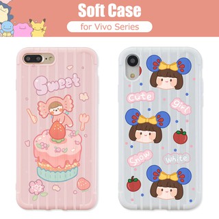 Cake Soft Phone Case Vivo Y11 2019 U20 U3X Y17 V17 NEO Y95 Y93 Y91i U10 V11i Y90 Y70 Y5S Z5 Y91 V17 Pro V9 Z1X S1 Pro Y19 Y91C Y15 Y12 U3 Y85 Y7S V15