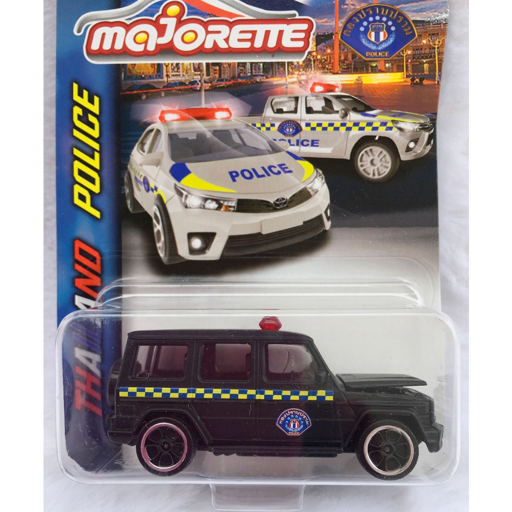 Majorette Mercedes Benz AMG G 63 - Thailand Police Tourist - Matte Black /Wheels 5HCBCL /scale 1/61 
