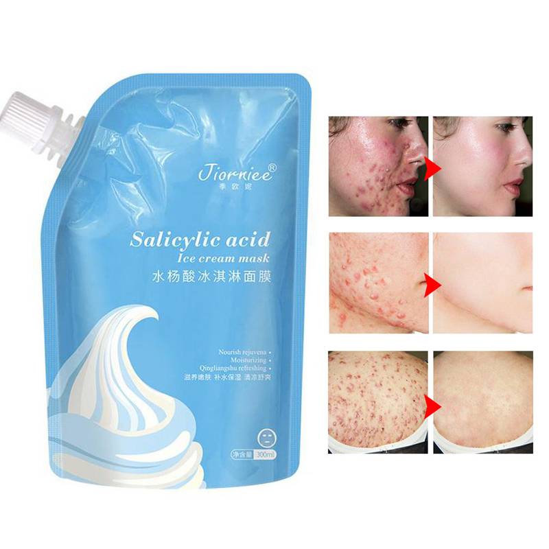 Salicylic Acid Ice Cream Face Mask มาส์กหน้าสําหรับลบสิว Moisturizing Blackhead Smear Personal Care Skin Care
