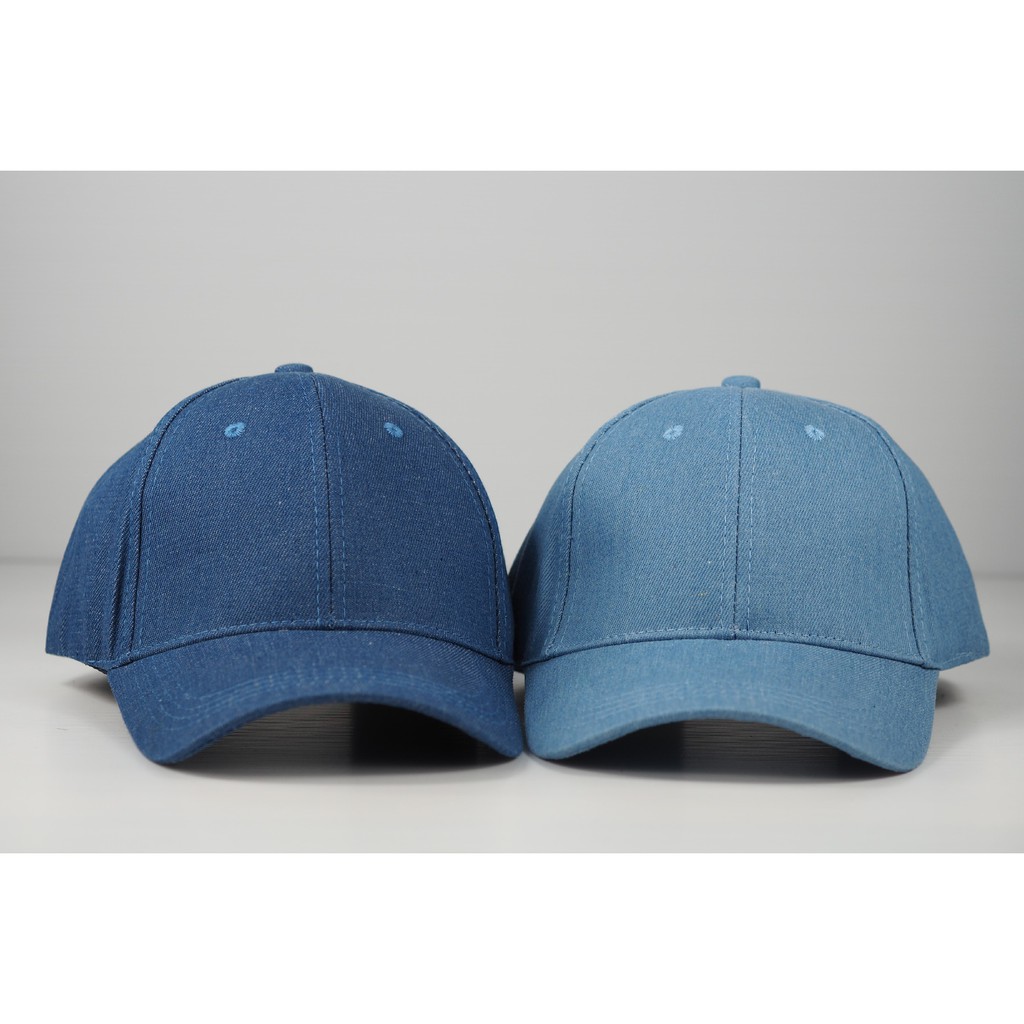 หมวกสียีนส์กรมอ่อนและ กรมเข้ม LIGHT & DARK INDIGO CAP
