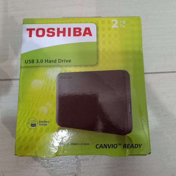 Toshiba Canvio Basic 2TB HD HDD Hardisk Harddisk Eksternal External