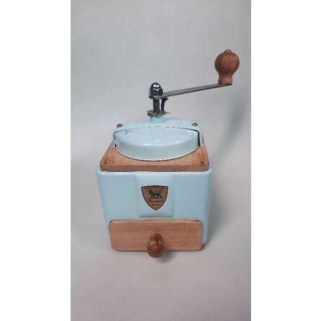 เครื่องบดกาแฟมือหมุน Vintage Coffee Grinder Peugeot Laque สีฟ้า