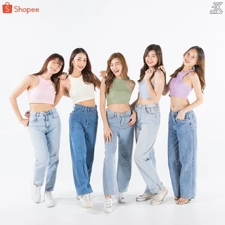 Expogarment เสื้อกล้ามครอป ผ้าร่องเล็ก ผ้ายืดมาก แขนกุด เอวลอย คอตตอน tank top CROP 001