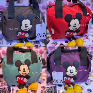 กระเป๋าZARA MICKEY เกรดA❤️รุ่นใหม่ล่าสุด มีป้าย🥰เกรดดีA ❤️