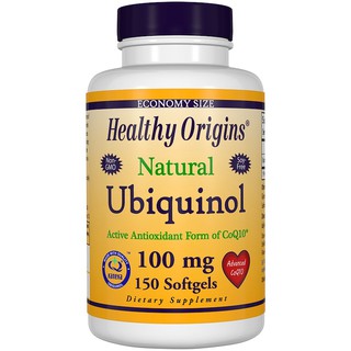 Healthy Origins, Ubiquinol, Natural, 100 mg, 150 Softgels