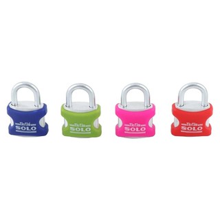 กุญแจ SOLO AP 25/4 25 MM คละ 4 ตัว/ชุด  MASTER KEY SOLO AP 25/4 PADLOCK SET 4EA/SET