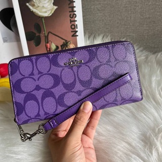 COACH C4452 LONG ZIP AROUND WALLET