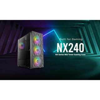 ANTEC NX240 - GAMING PC CASE RGB ของแม้ประกันศูนย์ ATX