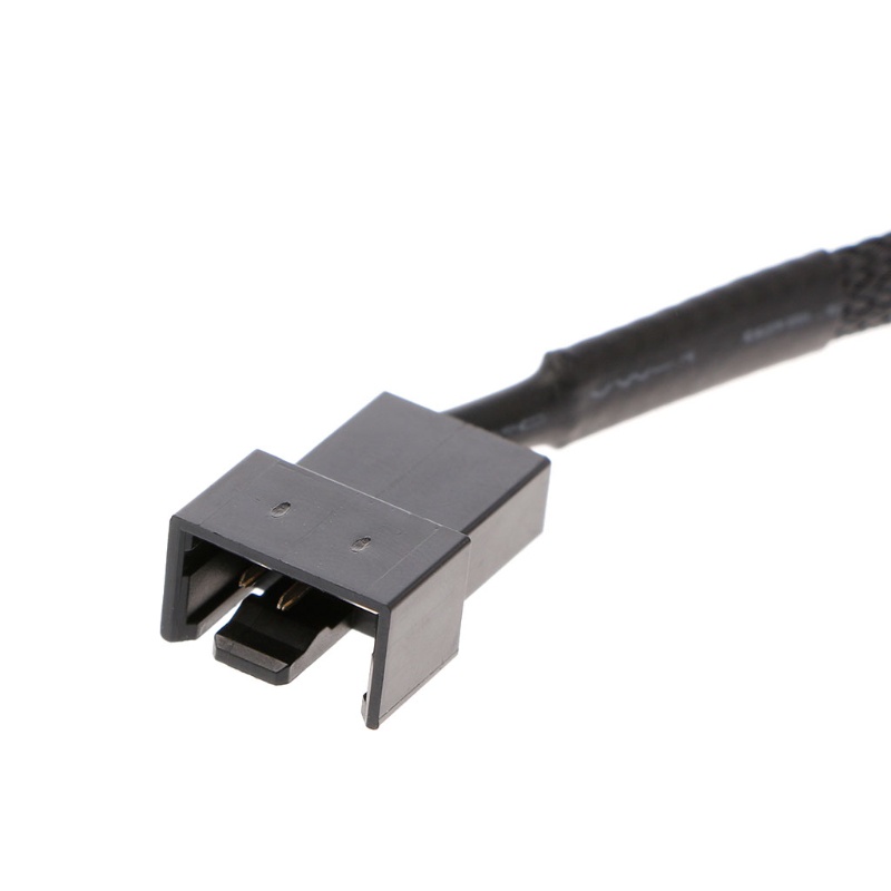 Ior 4-Pin Molex Male to 3-Pin/4-Pin PWM สําหรับเคสพัดลม อะแดปเตอร์เชื่อมต่อสายเคเบิ้ล 1 to 1 #7