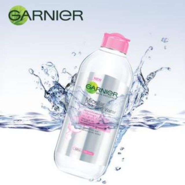 Ganier Micellar Cleansing Water 400 ml การ์นิเย่ ไมเซลล่า คลีนซิ่ง วอเทอร์