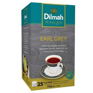 Dilmah Earl Grey Tea (25 Bags) 50g ดิลมาชาเอิร์ลเกรย์ (25 ซอง) 50g