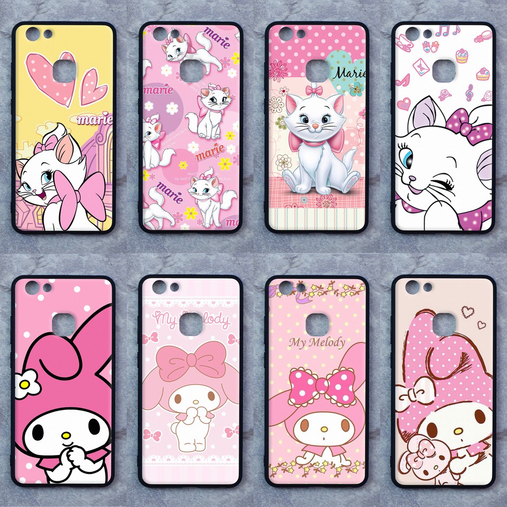 เคส Vivo V7 plus ลายแมวมารี-เมโลดี้ ขอบนิ่มหลังแข็ง เคสมือถือ เคสโทรศัพท์ Caseเคส TPU ขอบนิ่มหลังแข็ง ไม่ขูดตัวเครื่อง