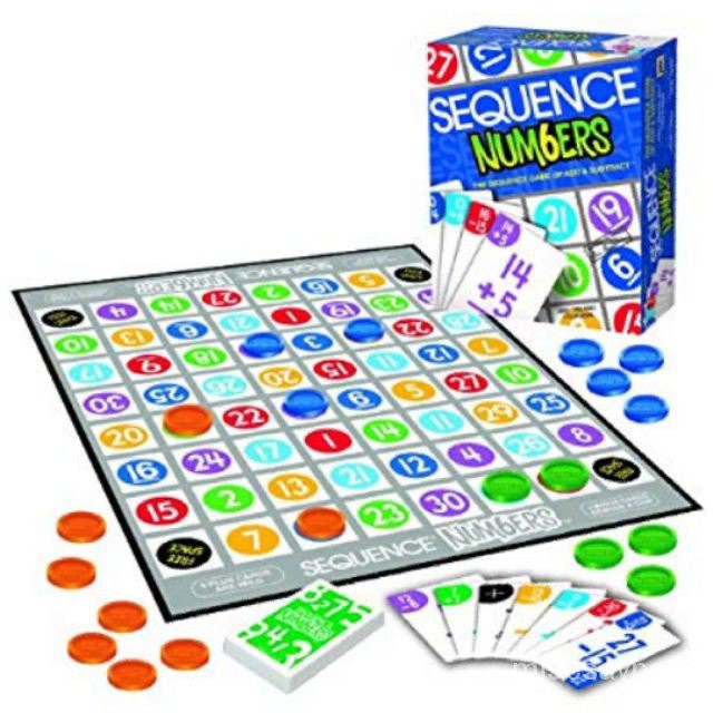 ราคาถูก เกมสมอง ️Sequence Numbers️เกมฝึกบวกลบเลข บอร์ดเกม เกมกระดาน Board Game เกมเสริมทักษะทางคณิตศาสตร์
