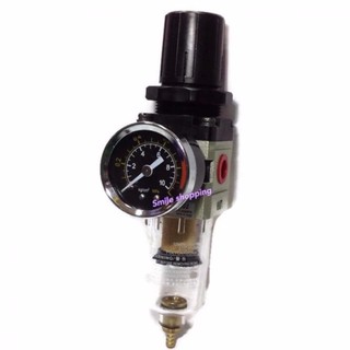 ชุดกรองลม ดักน้ำ ปรับลม พร้อม หน้าปัดเรกูเลเตอร์ 1/4" AW2000-02