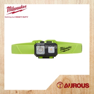 Milwaukee INTRINSICALLY SAFE โคมไฟหน้าอัลคาไลน์ 310 ลูเมนส์ IP64 (ISHL-LED)