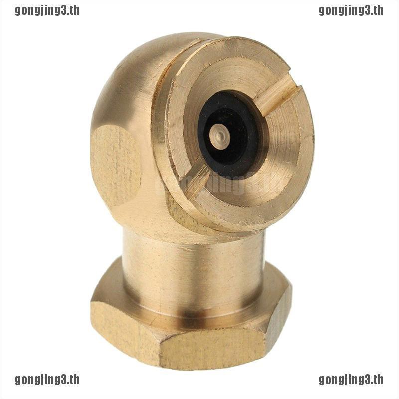 GJING 1/4 "NPT Golden Tyre Inflator วาล์ว Connector Air Chuck ยางคลิป Lock-On